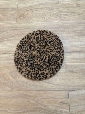 Leopard Print Beret